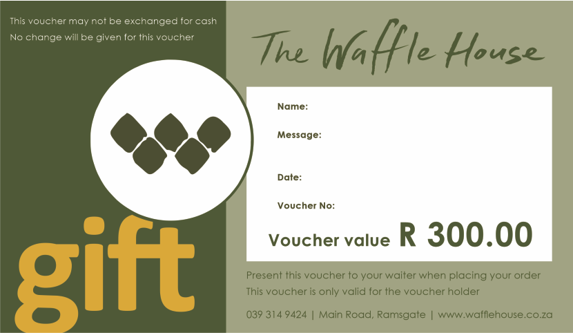 R300 Waffle House Voucher